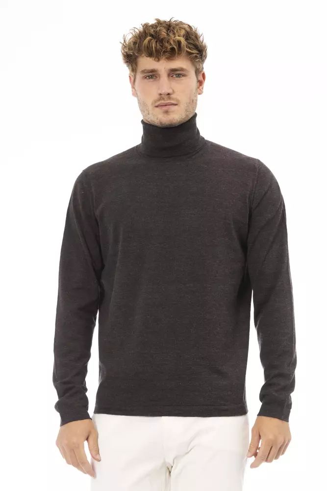 #2 - Alpha Studio Brun Bomuld Sweater