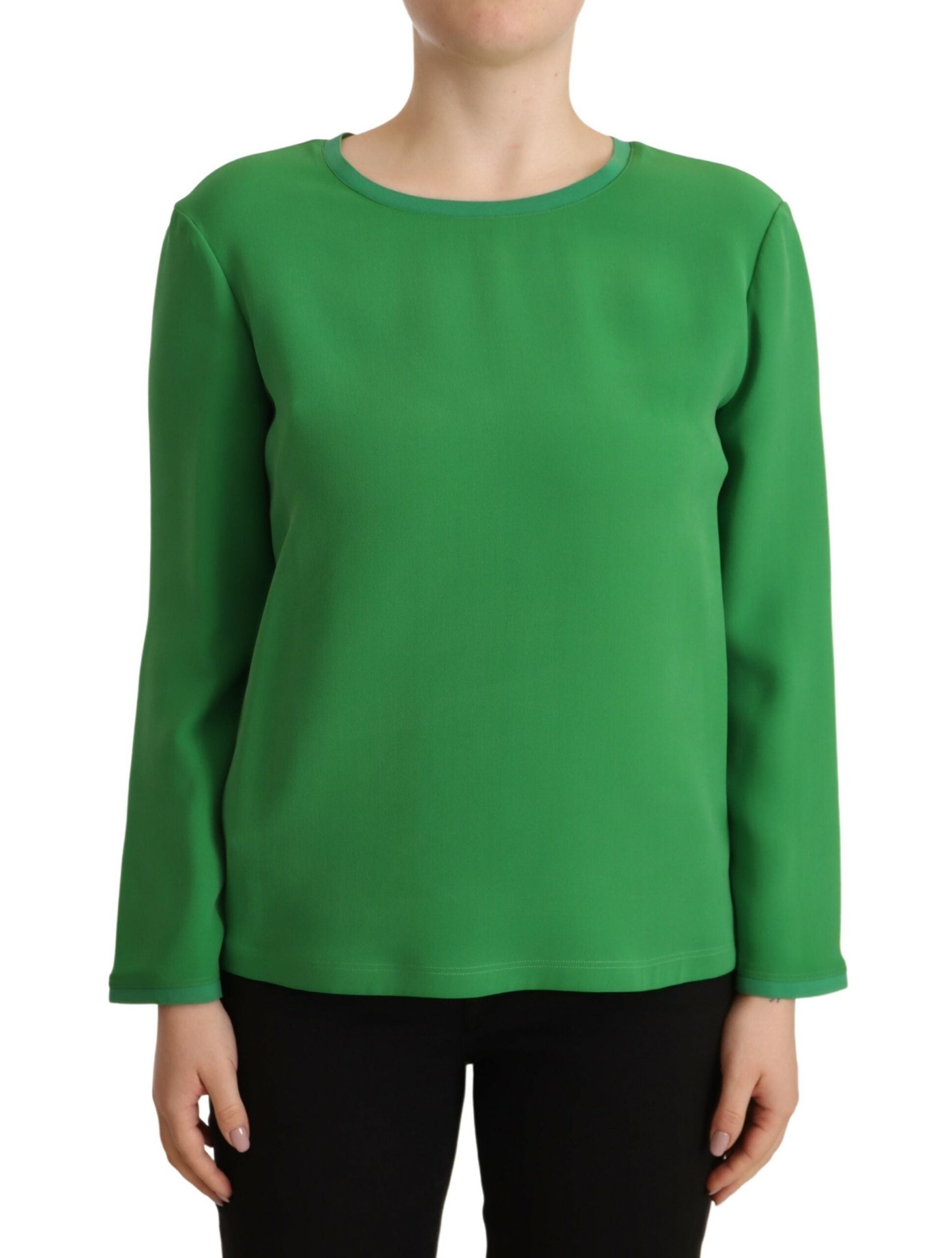 Armani Grøn Silkee Sweater