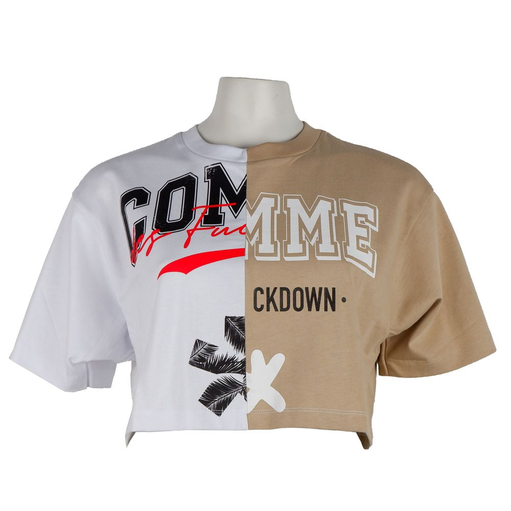 Billede af Comme Des Fuckdown Beige Bomuld Tops & T-Shirt