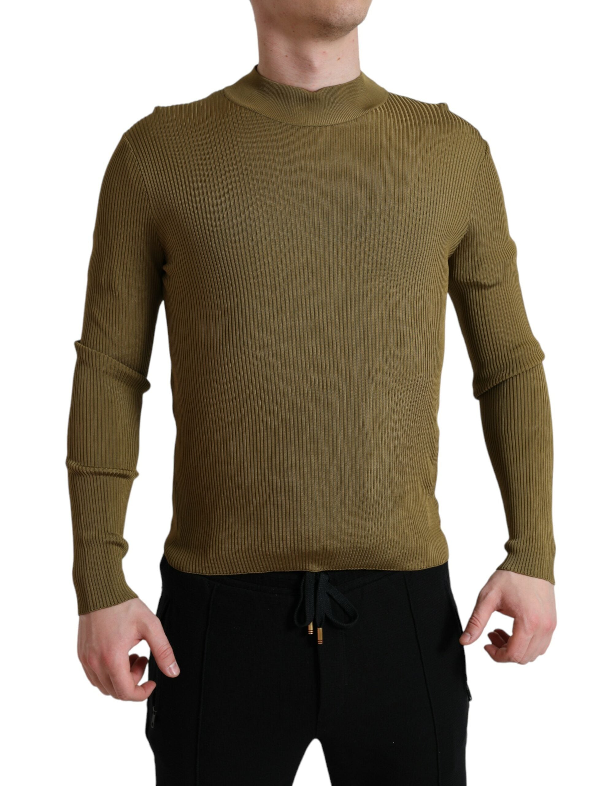 Dolce & Gabbana Grøn Viscose Pullover Sweater