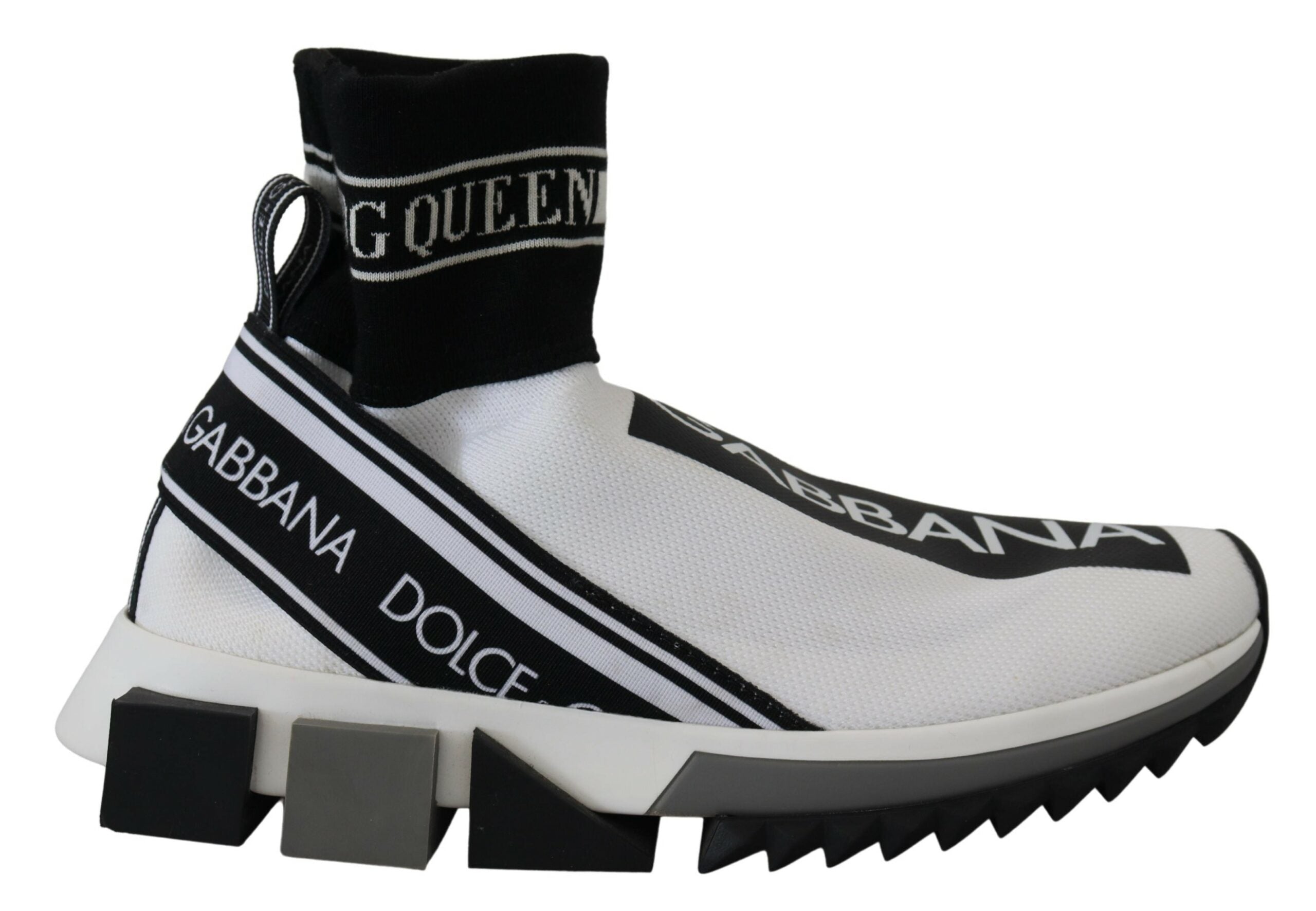 Dolce & Gabbana Hvid Sort Sorrento Sneakers