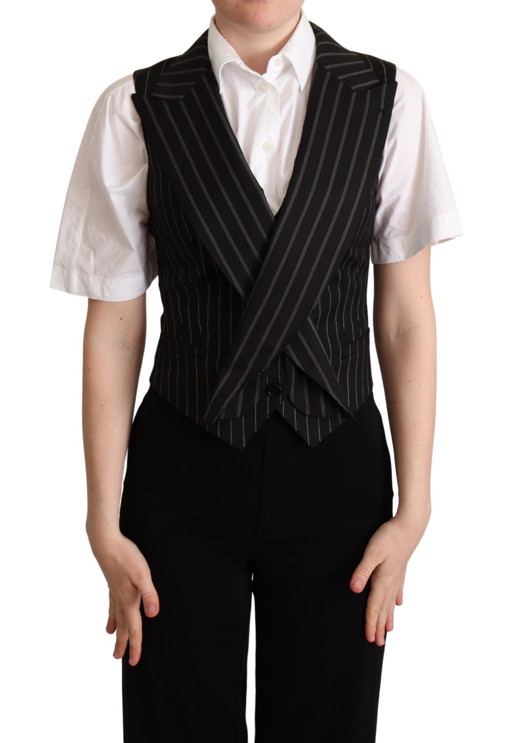 Dolce & Gabbana Leopard Print Waistcoat Vest