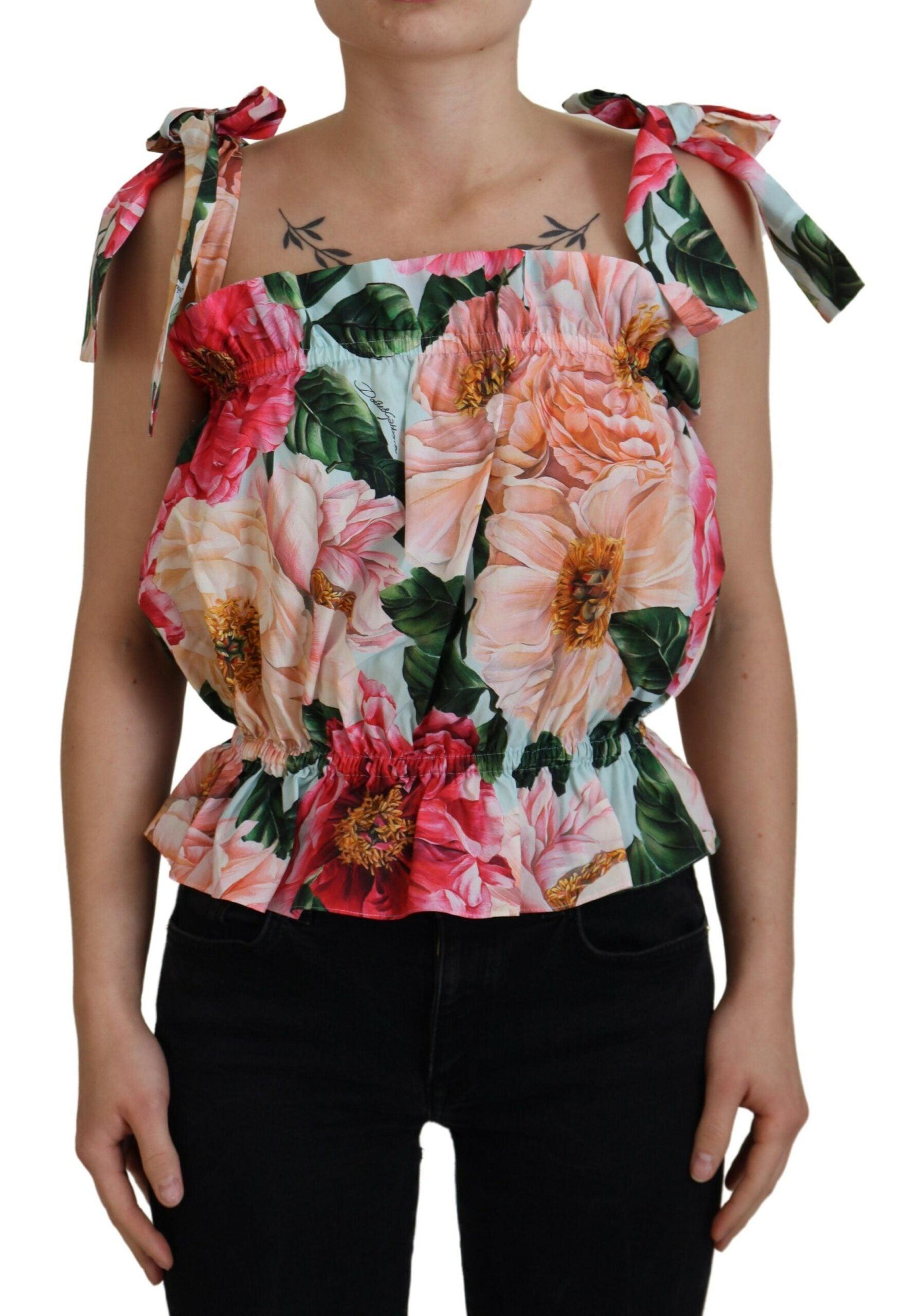 Dolce & Gabbana Multifarver Bluse Top