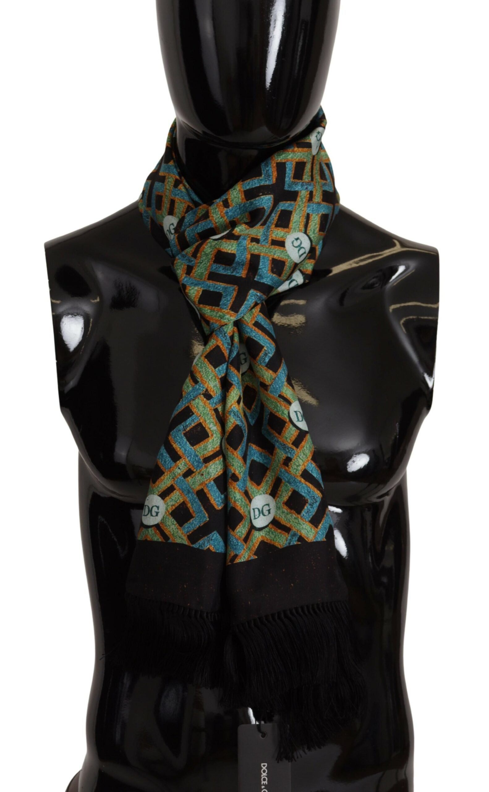 15: Dolce & Gabbana Multifarver DG Logo Tørklæde