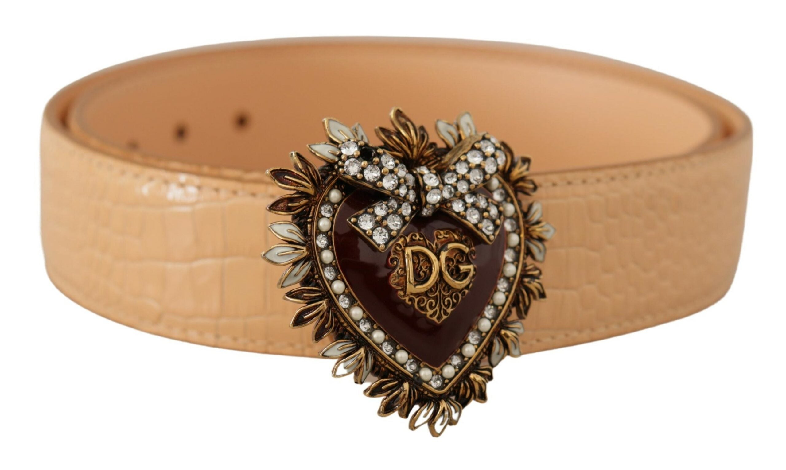 Dolce & Gabbana Multifarver Hjerte DG Spænde Bælte