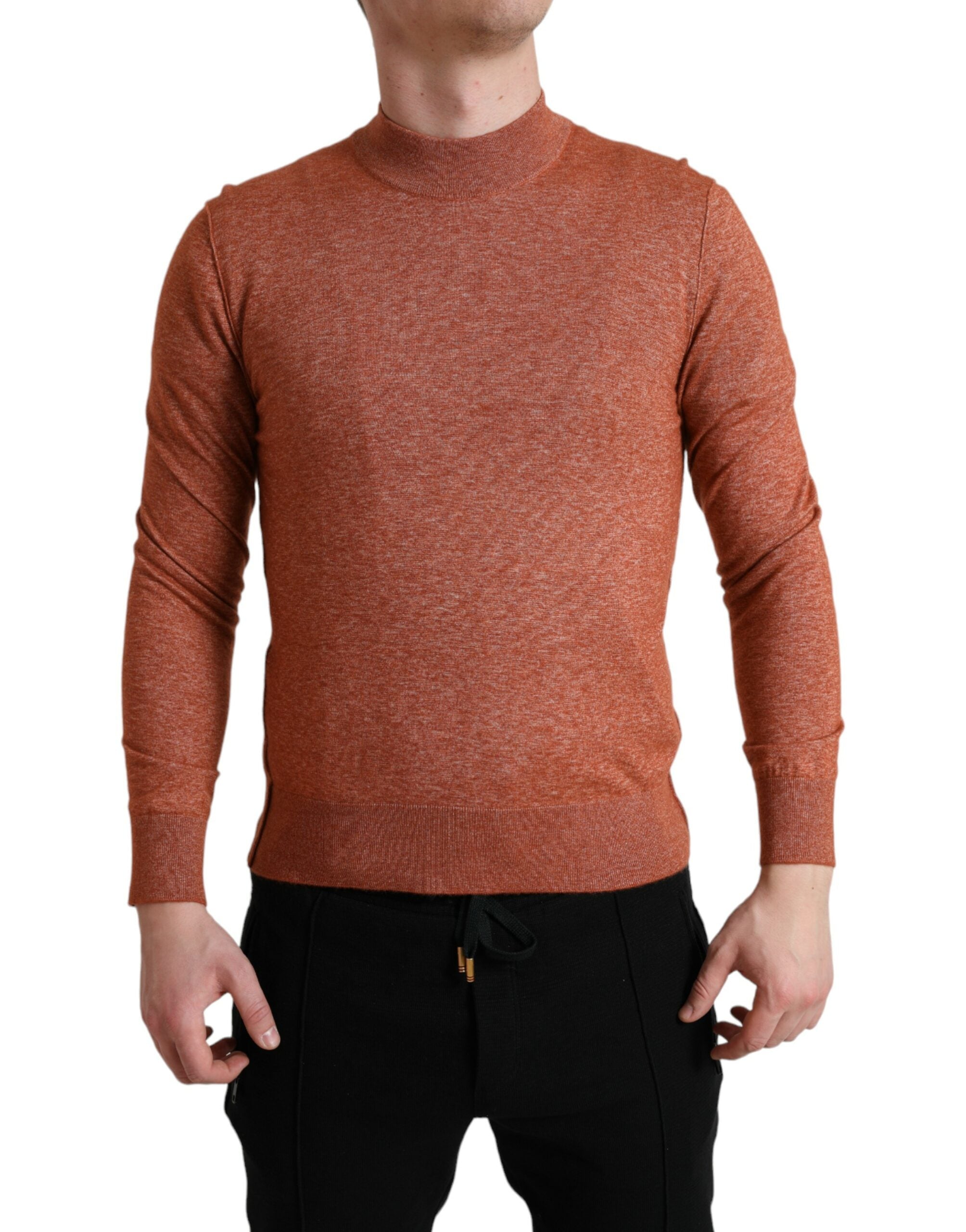 Dolce & Gabbana Orange Pullover Sweater