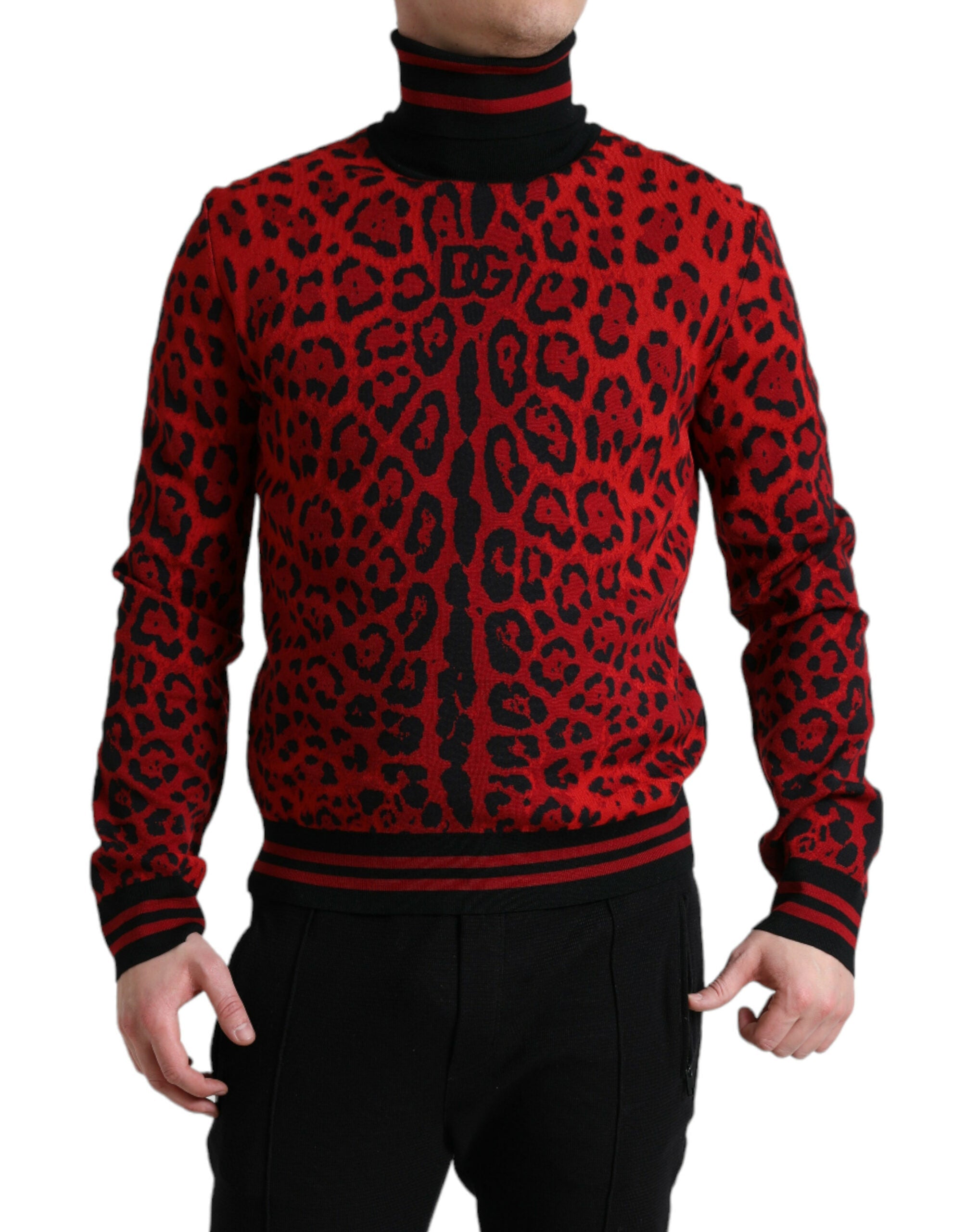 Dolce & Gabbana Rød Pullover Sweater