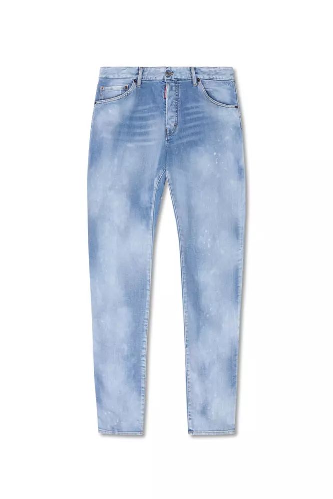 Dsquared2 Blå Bomuld Bukser & Jeans