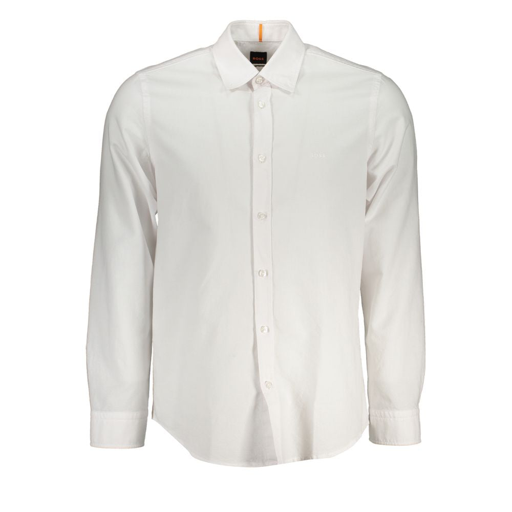 #2 - Hugo Boss Hvid Bomuld Skjorte