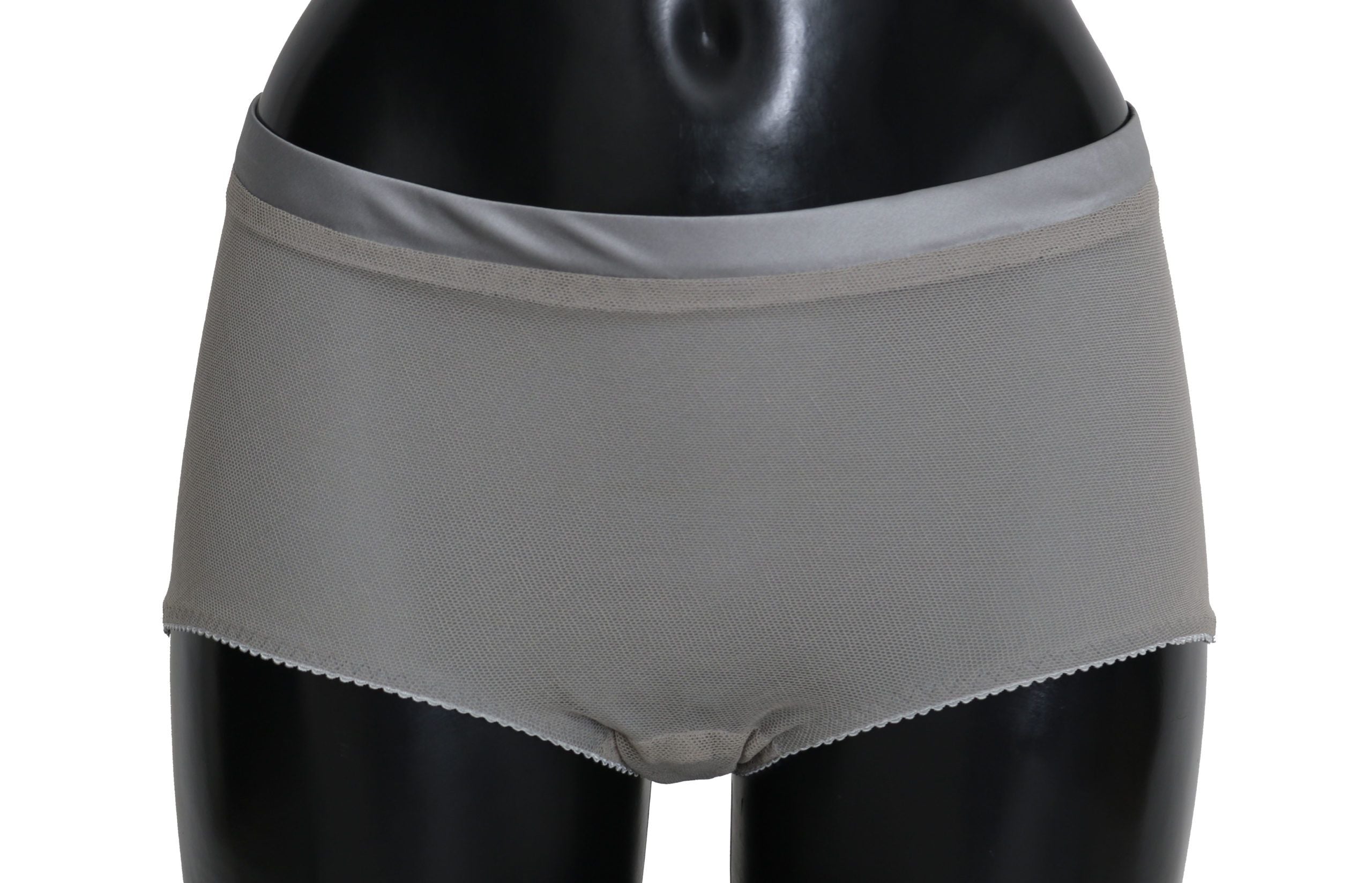 Dolce & Gabbana Underwear Sølv With Net Silke Bottoms