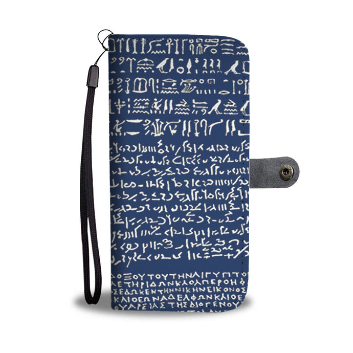 Rosetta Stone on Wallet Phone Case - Hand Made to Order
