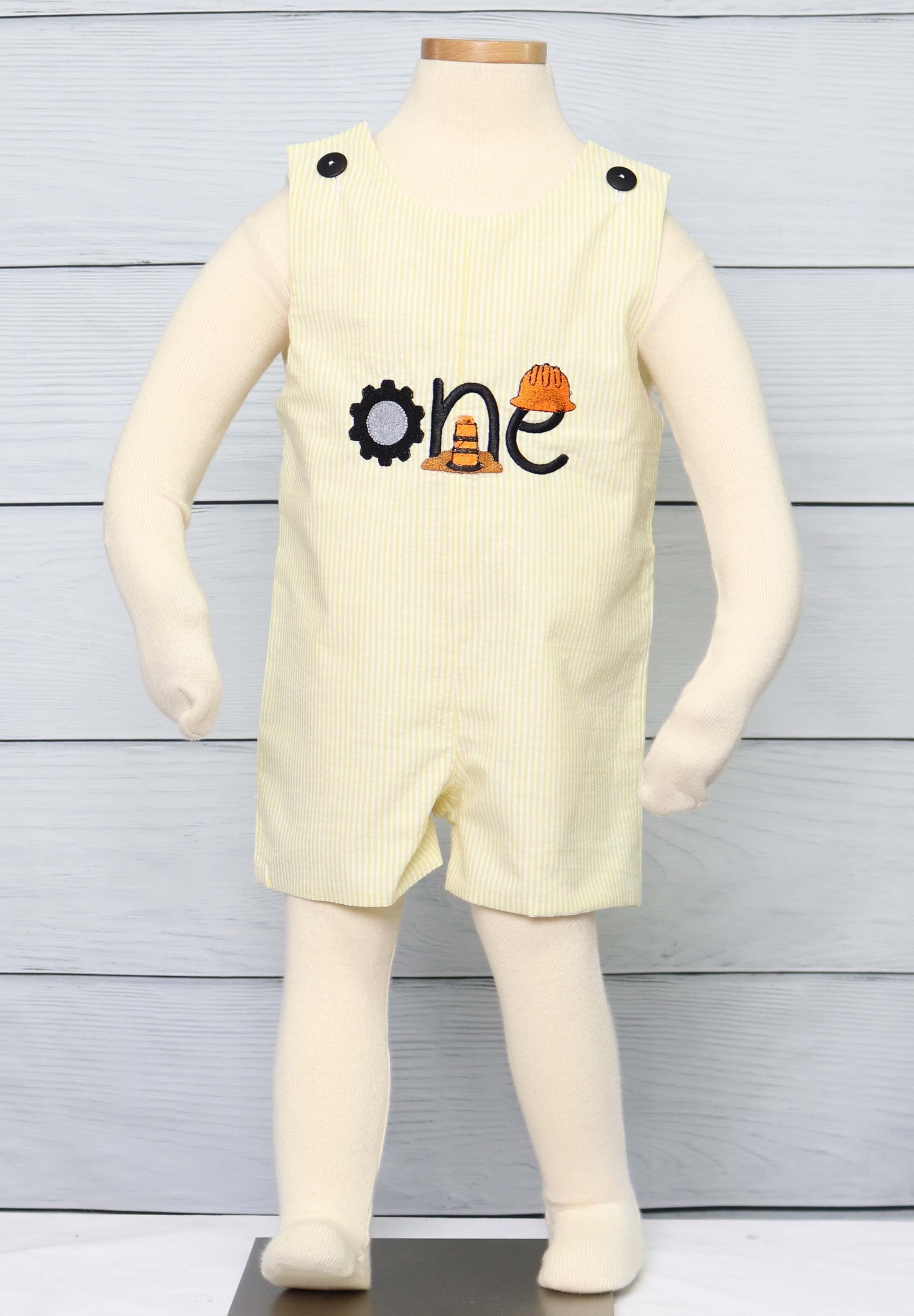 baby boy construction outfit