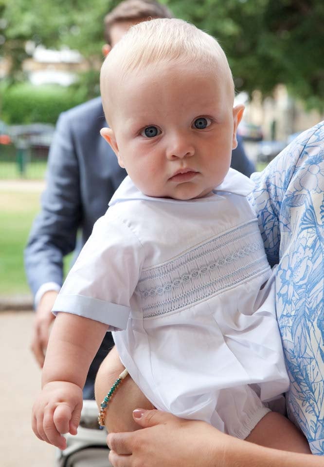 baby boy summer baptism outfit