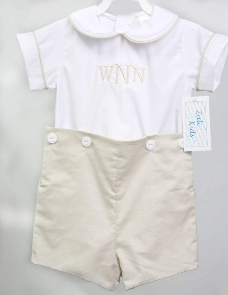 Ring Bearer Outfit for Wedding, Wedding Boy Suit, Baby Boy Rompers 293173 - Zuli Kids2