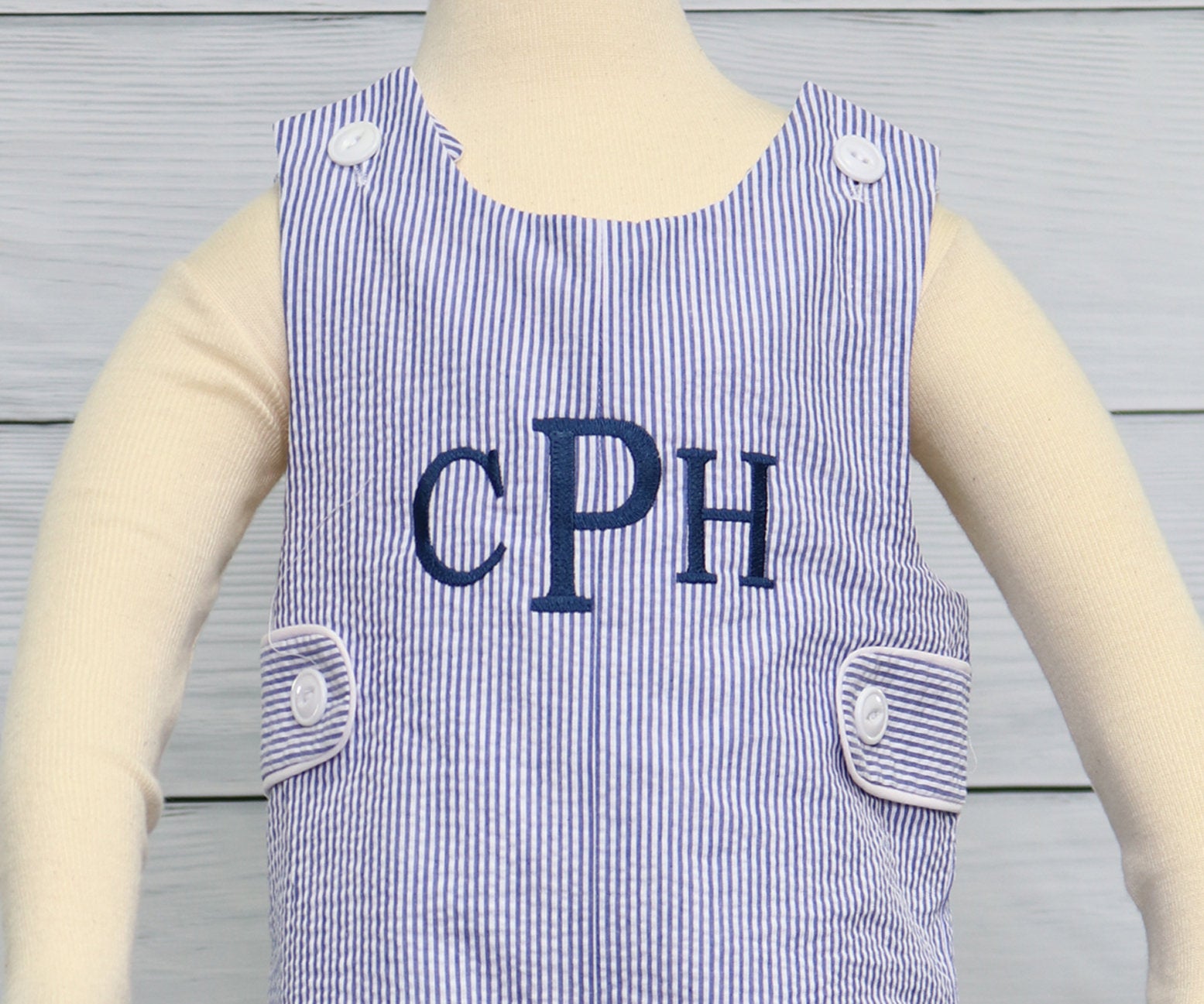 monogrammed baby clothes