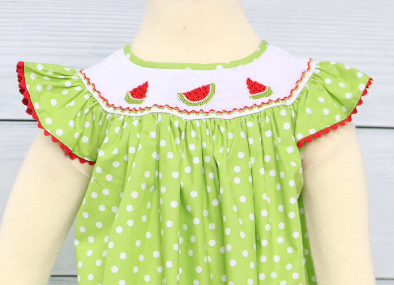 little girl watermelon dress