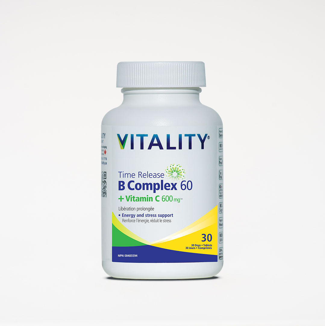 Time Release Vitamin B Complex + Vitamin C 600 mg