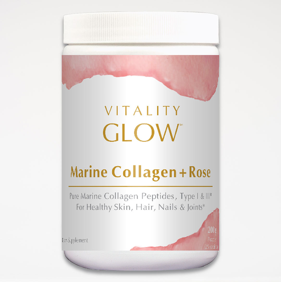 VITALITY GLOW Marine Collagen + Rose