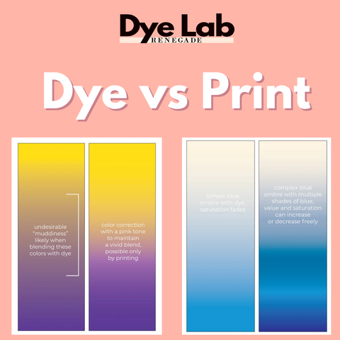 Dip Dye Ombre Dye Service – Renegade Bridal & Dye Lab