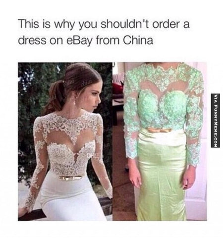 How to order a wedding  gown  from China that isn t a 