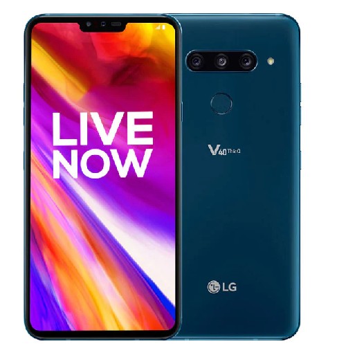 LG V40 ThinQ 64GB, 6GB Ram, New Moroccan Blue