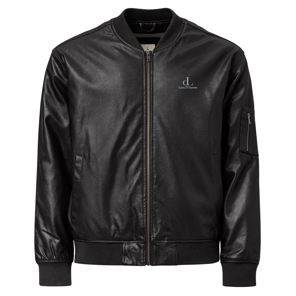 Faux Leather Bomber Jacket | Threadfast Apparel 395J Faux Leather Bomber Jacket | Threadfast Apparel 395J