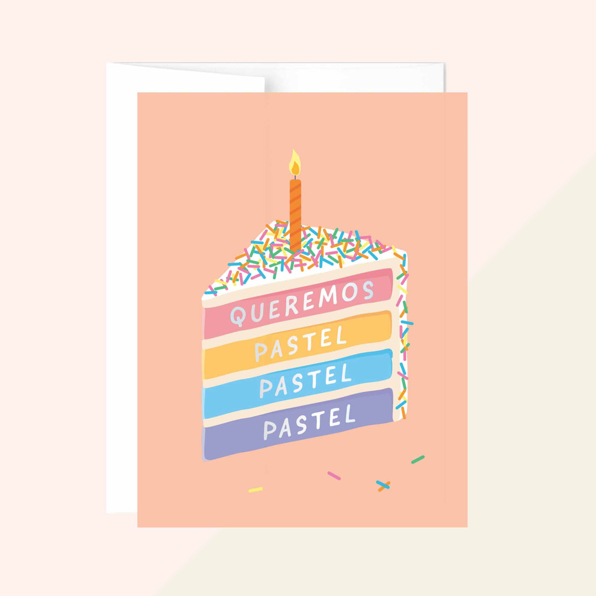 Queremos Pastel Birthday Card – Quiero Prints