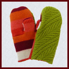 recycled sweater mittens