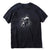 T-shirt noir astronaute