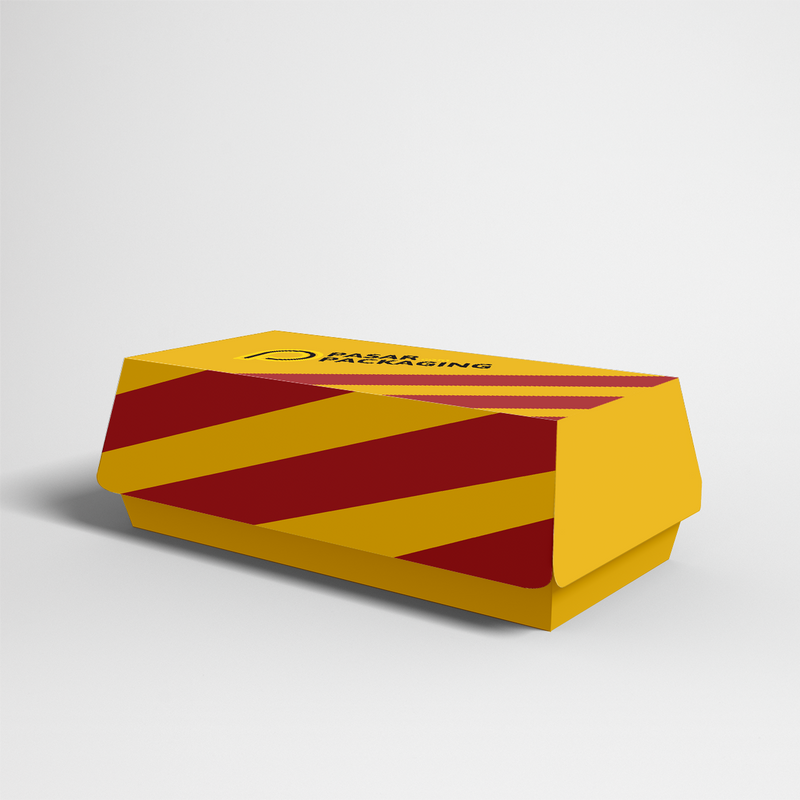 Download Hot Dog Box Printed