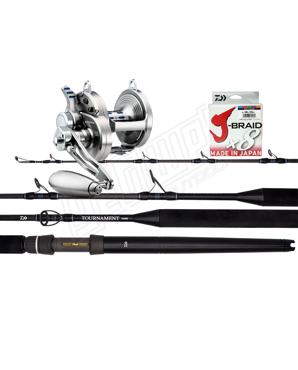 Daiwa Saltiga 2020 Reels + JigStar Ninja Rods - Combos From Only