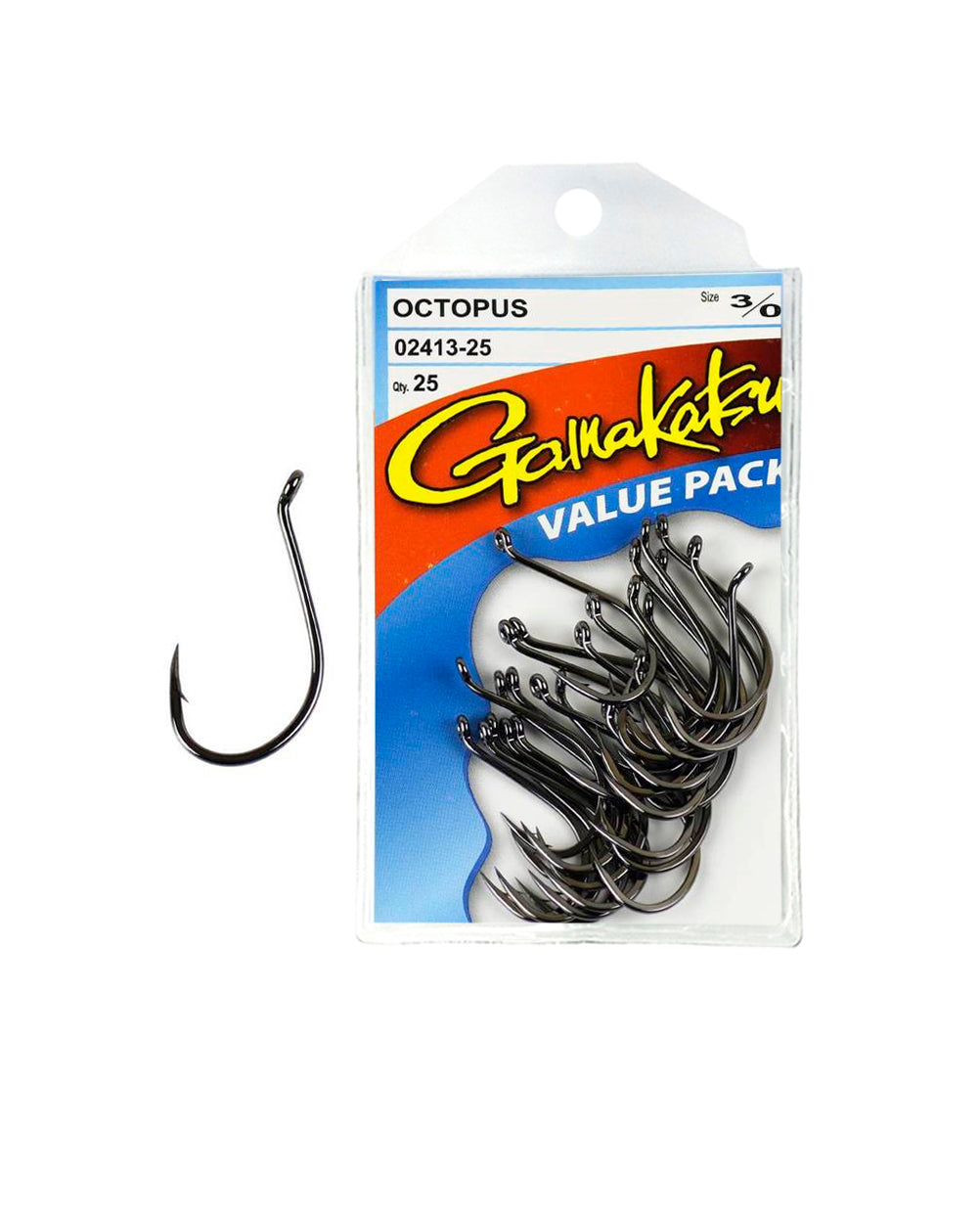 Gamakatsu Octopus Hook Value Pack 25pc – Get Wet Outdoors