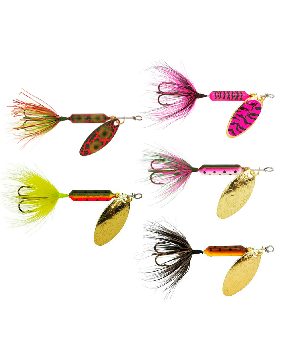 Buy HENGJIA Fishing Lures Trout Lures Spinner Baits - Rosster Tail