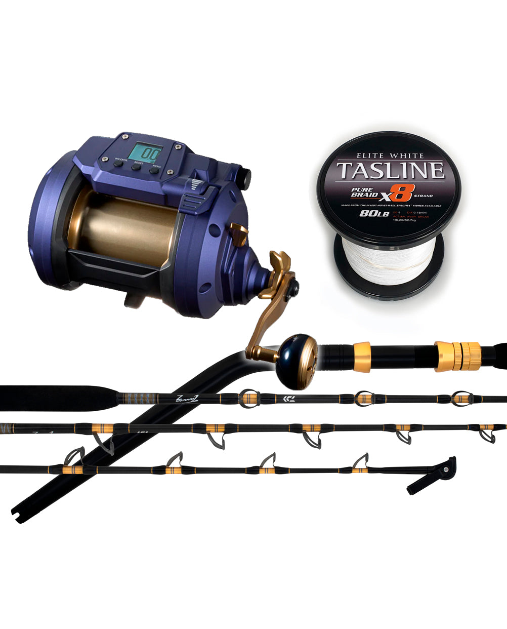 Tanacom Dendoh Deep Drop Rod - Custom Rod and Reel