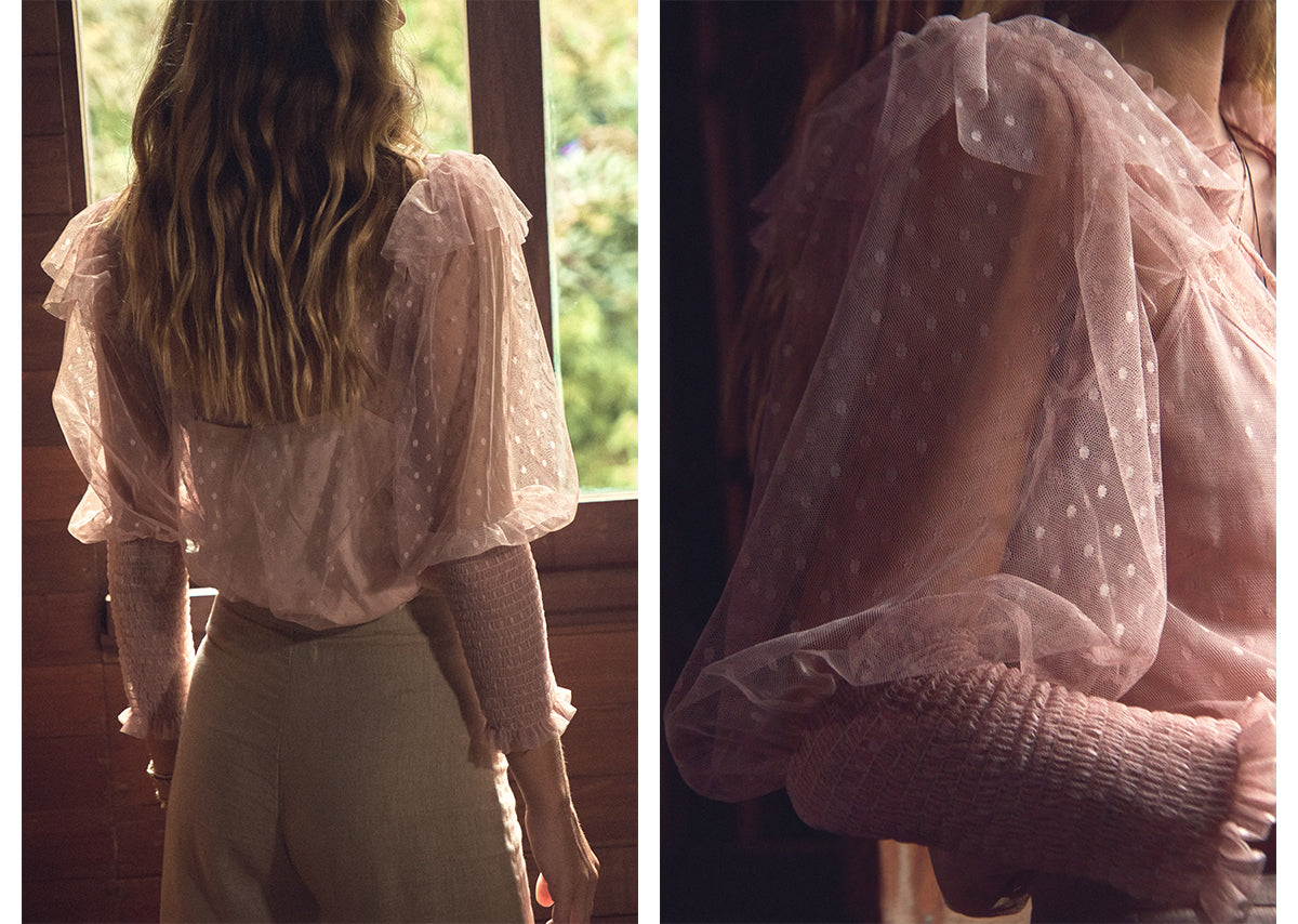 Lacey Top Blush - LILYA Amour AW22