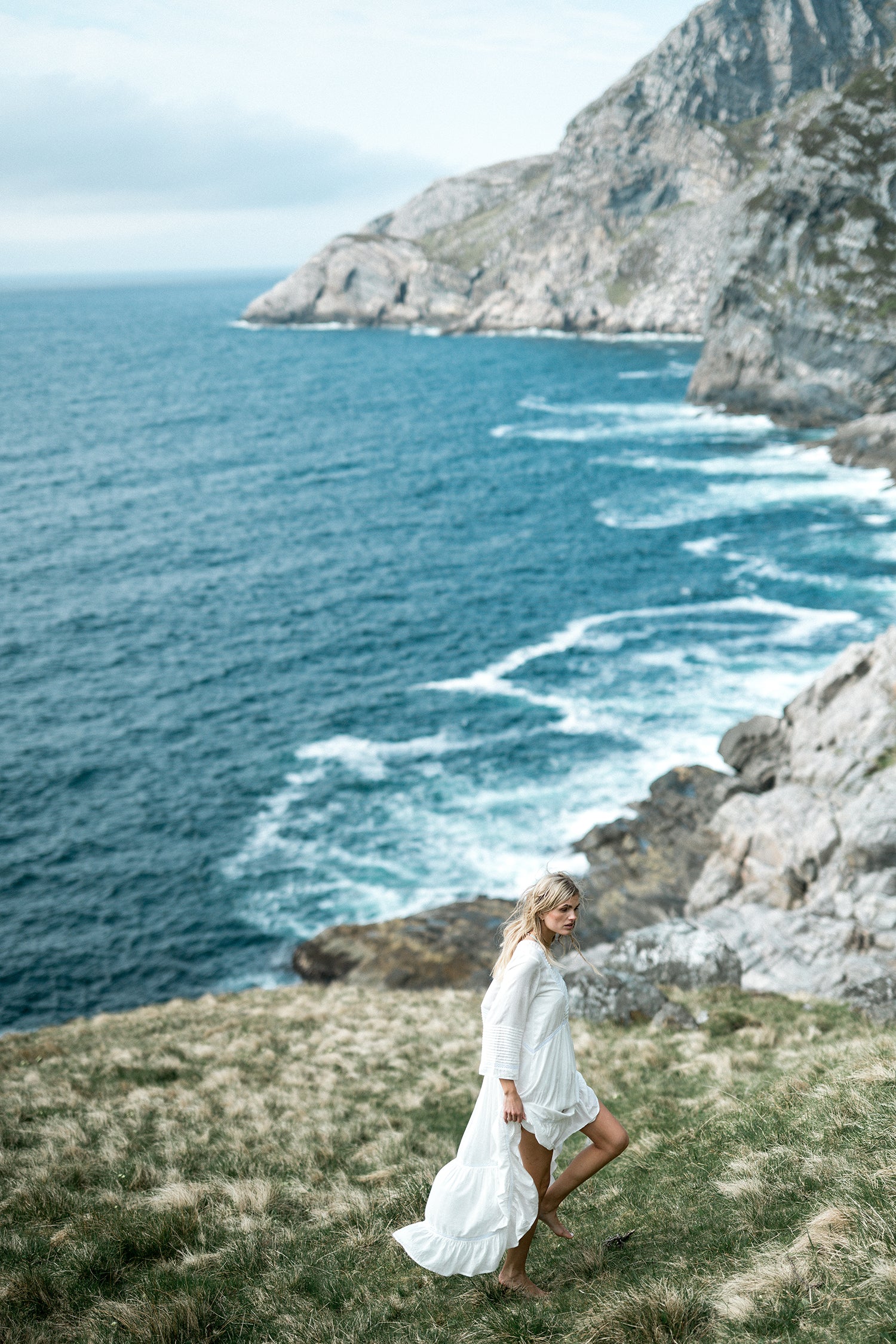 Asahan White Summer Boho Dress