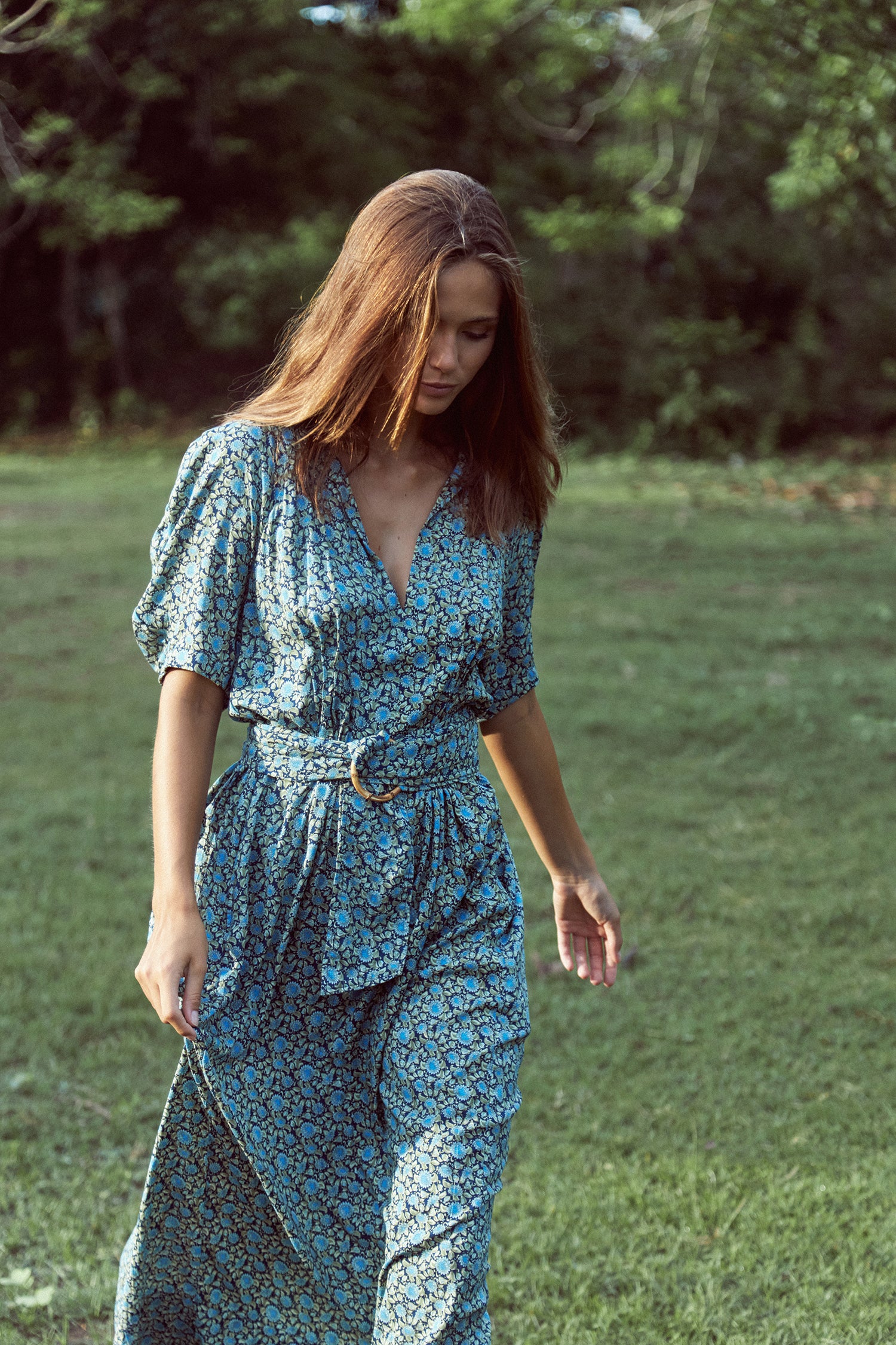 “Coven Vintage Floral Maxi Dress LILYA Australia