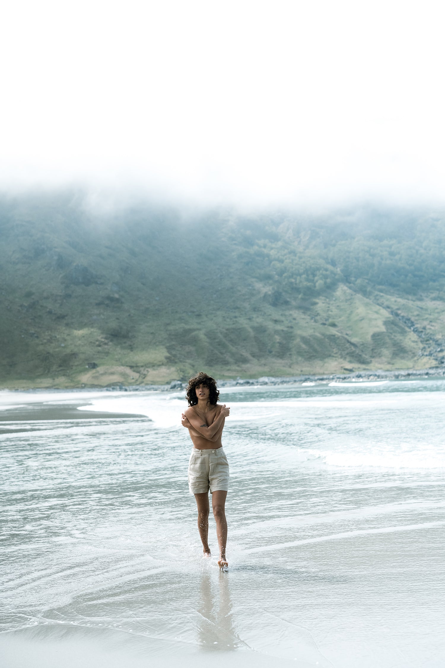 Day Natural Tailored Linen Shorts