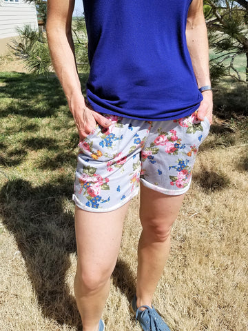 Tutorial-Greenstyle Brassie Jogger Shorts with a Foldover Yoga Waistba