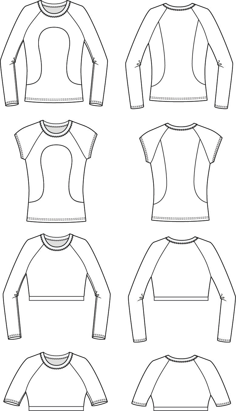 Download Waimea Rash Guard Pdf Sewing Pattern Greenstyle Creations