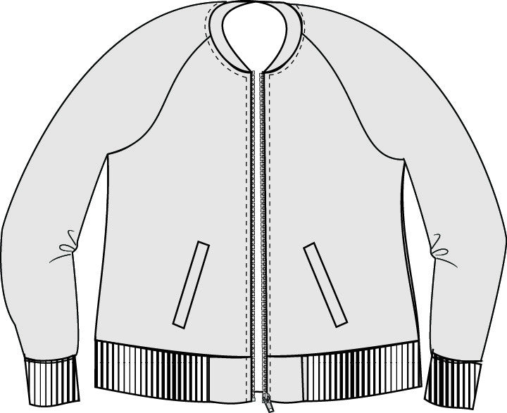 Midway Bomber Jacket PDF Sewing Pattern XXS to 3XL – GreenStyleCreations