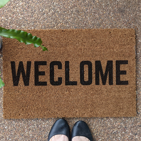 WECLOME FUNNY DOORMAT