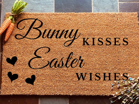 Bunny, easter doormat