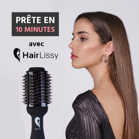 Brosse Lissante HairLissy prete 10 min