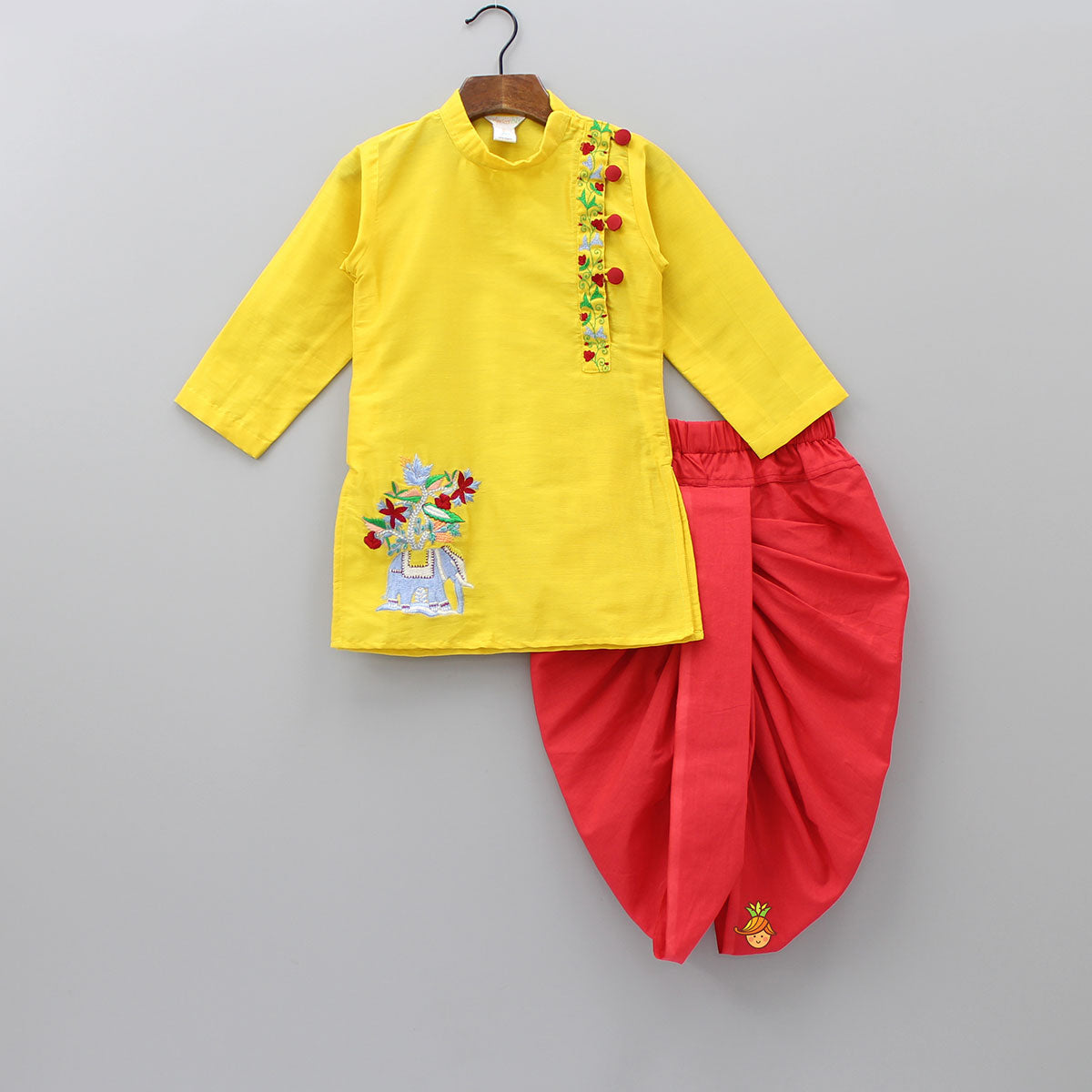 yellow kurta for baby boy