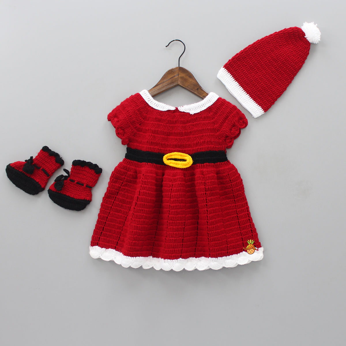 knitted santa dress
