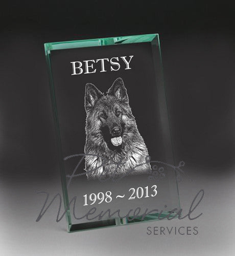 Photo-etched - Glass Rectangle | Pet 