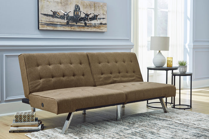 brown futon sofa bed