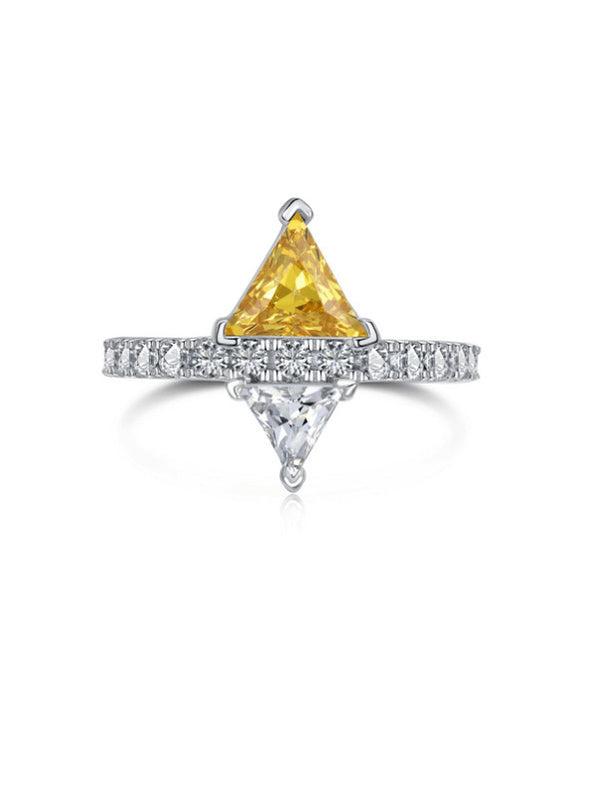 Eternity Swirl Statement Ring, .925 Sterling Silver Round Diamond CZ S –  KesleyBoutique