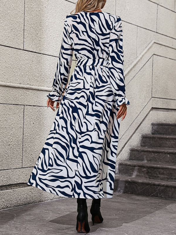 Women's Tie Waist Puff Sleeve Maxi Dress – KesleyBoutique